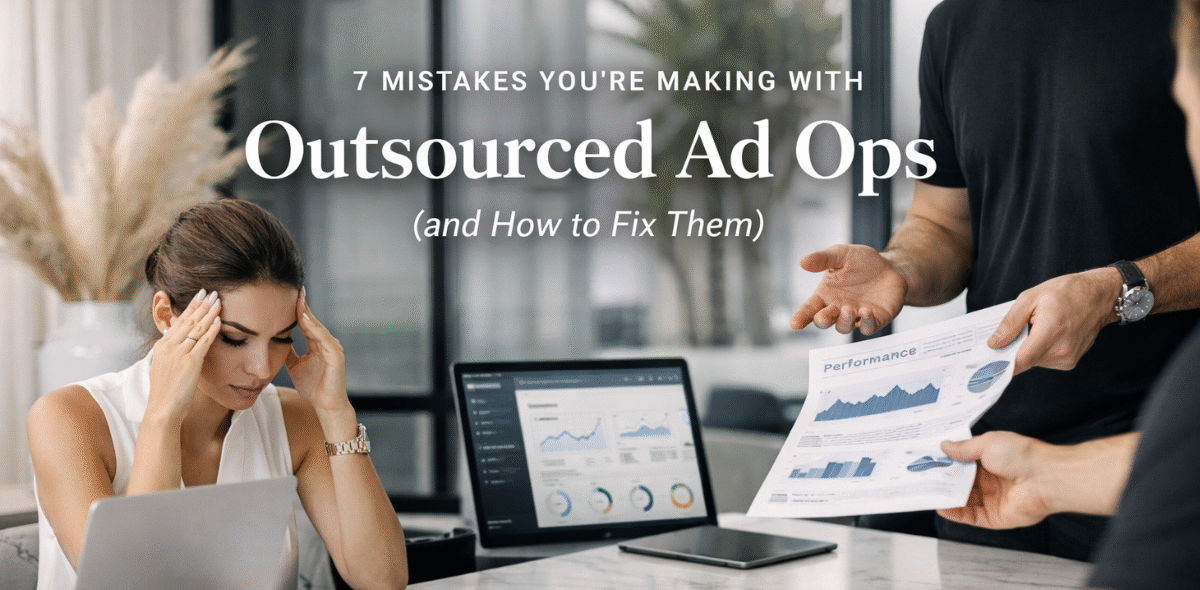 7 Mistakes You're Making with Outsourced Ad Ops (and How to Fix Them)