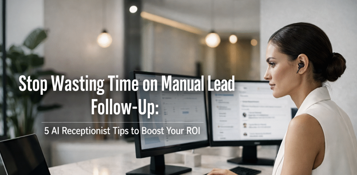 Stop Wasting Time on Manual Lead Follow-Up: 5 AI Receptionist Tips